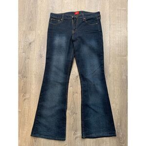 Mossimo Supply Co. Dark Wash Blue Flare Jeans